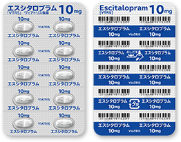 エスシタロプラム 錠100mg 錠20mg